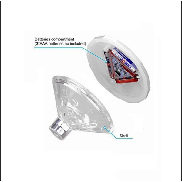 Evimdeyokyok Sıcak Led Sualtı Gece Lambası Banyo Yüzme Havuz Işığı