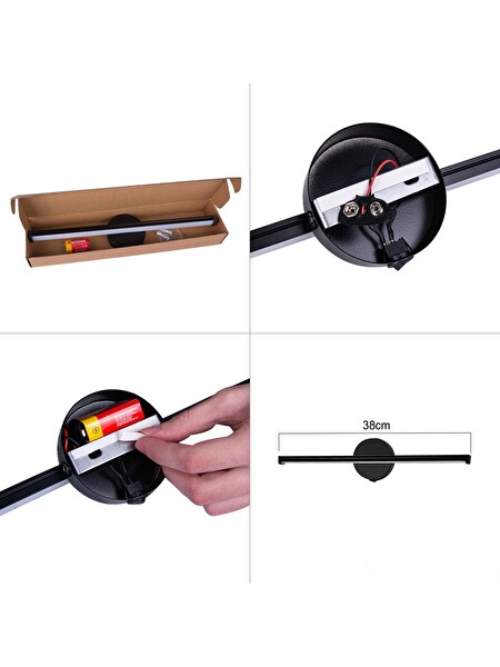 ILife Karma Sök-Tak Günışığı Yapışkanlı Pilli LED Aplik 38 CM