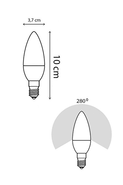 Şahnet 6W Led Ampul Beyaz Işık 6500K - E14