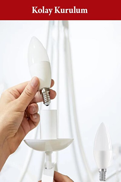 Şahnet 6W Led Ampul Beyaz Işık 6500K - E14