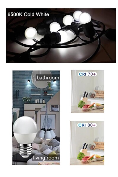 Şahnet 6W Mini Top Led Ampul Beyaz 6500K - E27