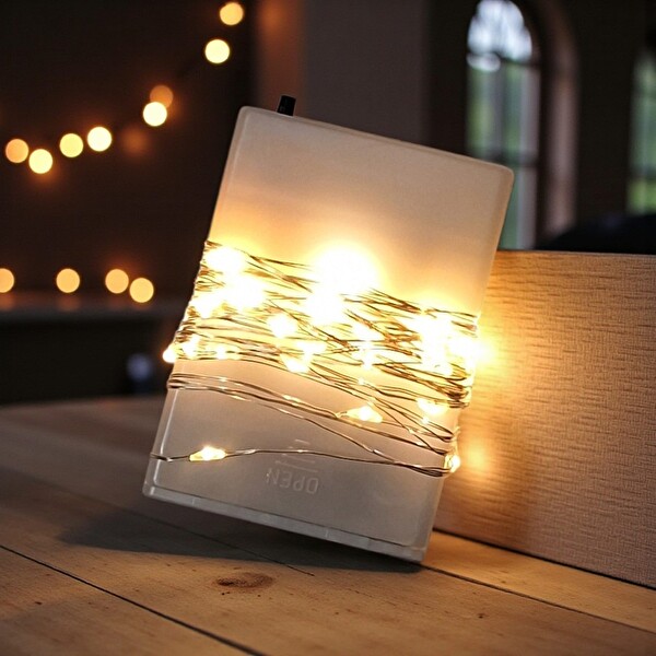 Upway 5 M Su Geçirmez Günışığı Pilli 50 Led Işık
