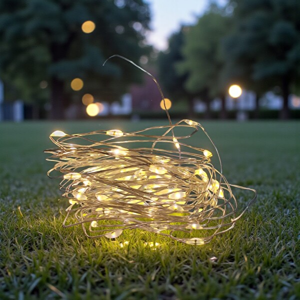 Upway 5 M Su Geçirmez Günışığı Pilli 50 Led Işık