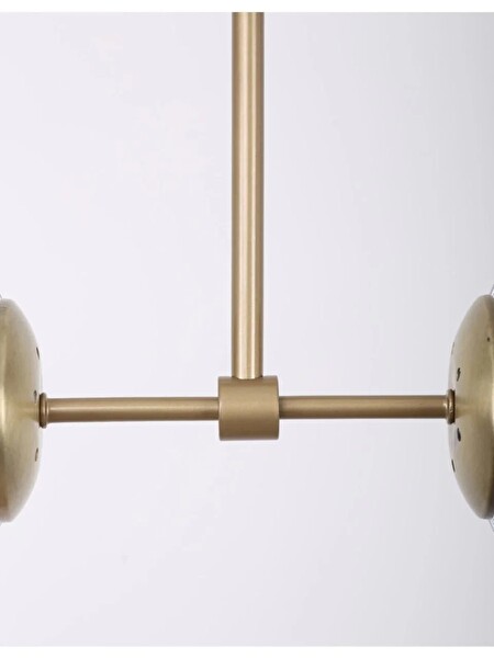 Avize Pazarı Libya 2'li Eskitme Füme Camlı Avize