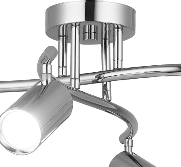 Avize Pazarı Lipale 4’lü Krom Plafonyer