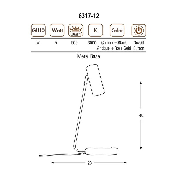 Avize Pazarı Siyah Modern Masa Lambası