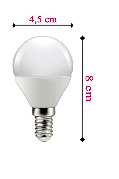 Rutter RT-1190 7W E14 6500K Mini Led Ampul - Beyaz