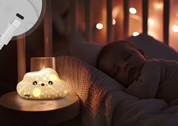 Neno Cosmo Silikon Gece Lambası Dokunmatik 11 Işık Modu Ve 3 Parlaklık Seviyesi