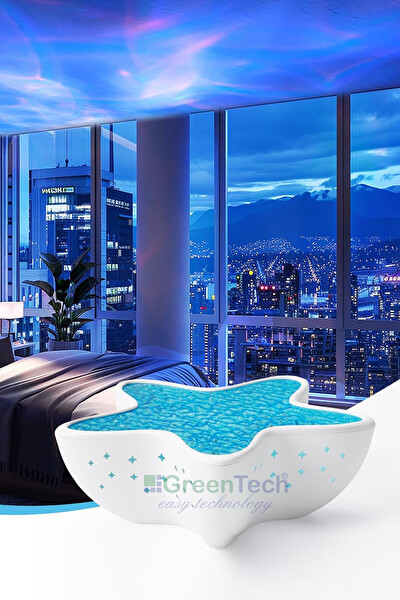 Greentech GT-LP01 7 Renk Şarjlı Deniz Yıldızı Projektör