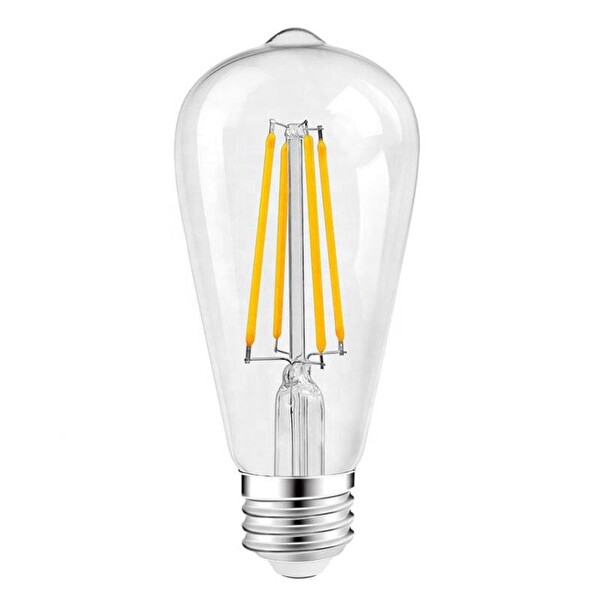 Rutter RT-11201 6W Armut Rustik Led 6500K Flamentli Vintange Beyaz Ampul