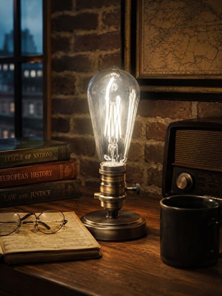 Rutter RT-11201 6W Armut Rustik Led 6500K Flamentli Vintange Beyaz Ampul