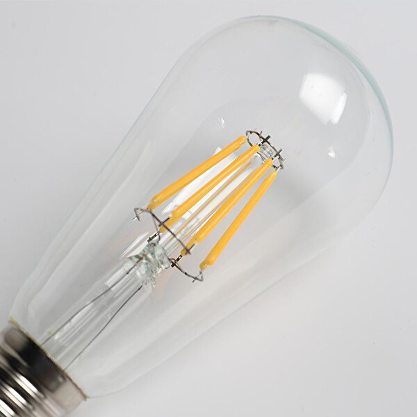Rutter RT-11201 6W Armut Rustik Led 6500K Flamentli Vintange Beyaz Ampul