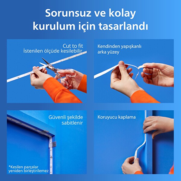 Philips Smart RGB LED Şerit Aydınlatma 15 M Type-C (Google Home - Alexa - HomeKit - Matter Uyumlu)