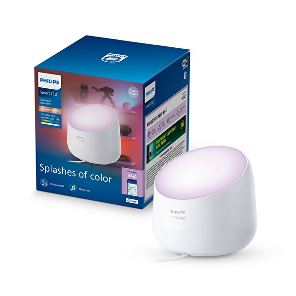 Philips Smart Lighting Squire Lite Akıllı Masa Lambası - Beyaz - Google Home - Alexa - HomeKit ve Matter Uyumlu