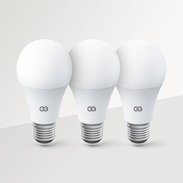 Günsan 5W E27 Beyaz Işık 6500K 475 Lümen LED Ampul 3 Adet