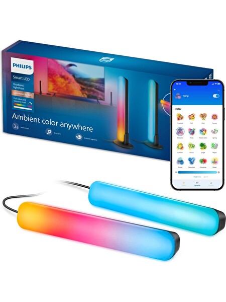 Philips Smart Lighting Rgbic 30 CM Google Home Alexa Homekit ve Matter Uyumlu Işık Barı