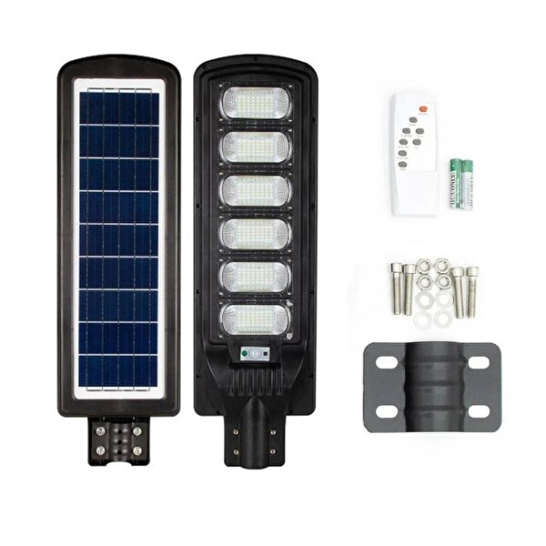 Hightek HT-3905 600W Hareket Sensörlü Kumandalı Solar Sokak Lambası