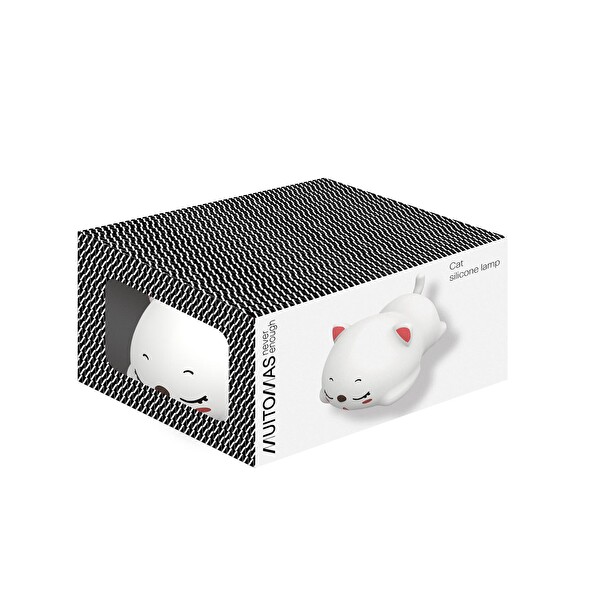 Muitomas USB-C Kedi Figürlü Silikon Gece Lambası