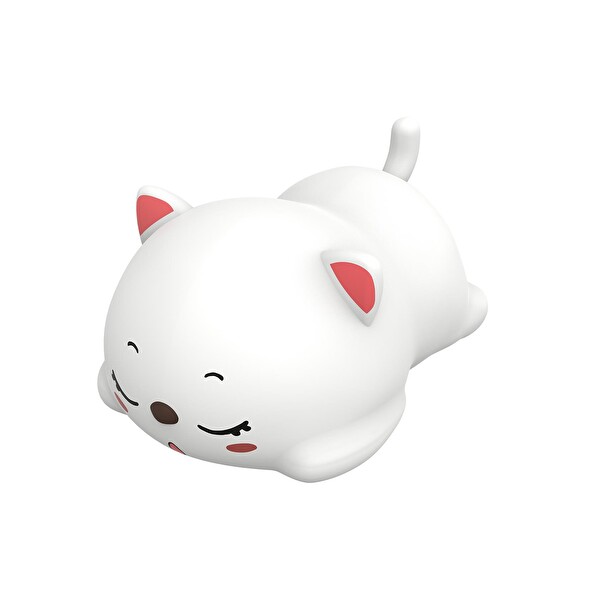 Muitomas USB-C Kedi Figürlü Silikon Gece Lambası