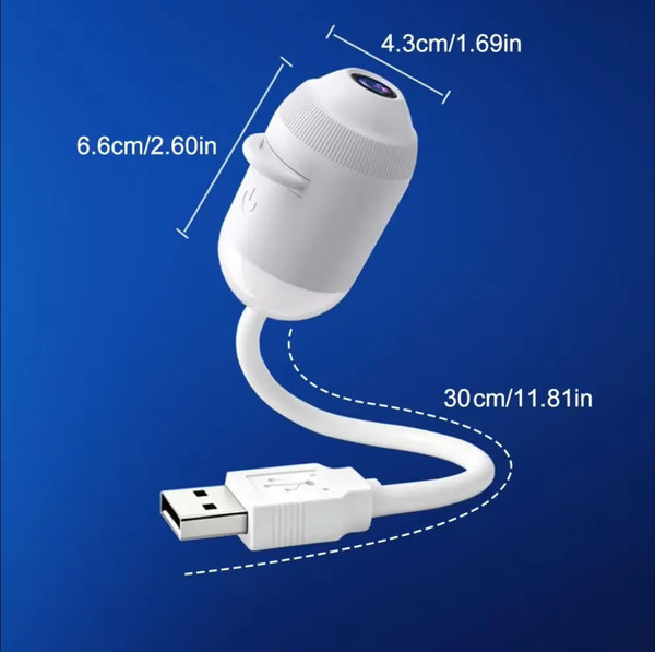 Sge Teknoloji 20 Renkli 4 Siyah Beyaz Desenli USB LED Projektör Gece Lambası 360 Derece Ayarlanabilir