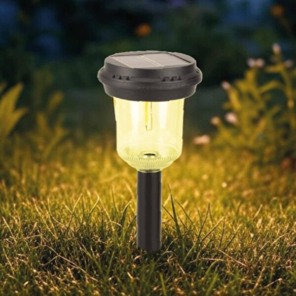 Panther PT-B117 Solar Güneş Enerjili COB LED Bahçe Lambası - Karanlık Sensörlü Saplamalı Dış Mekan Lambası
