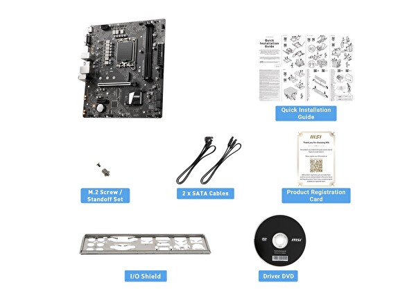 MSI H510M PRO-E Intel H510 3200 MHz DDR4 LGA 1200 Micro ATX Gaming Anakart
