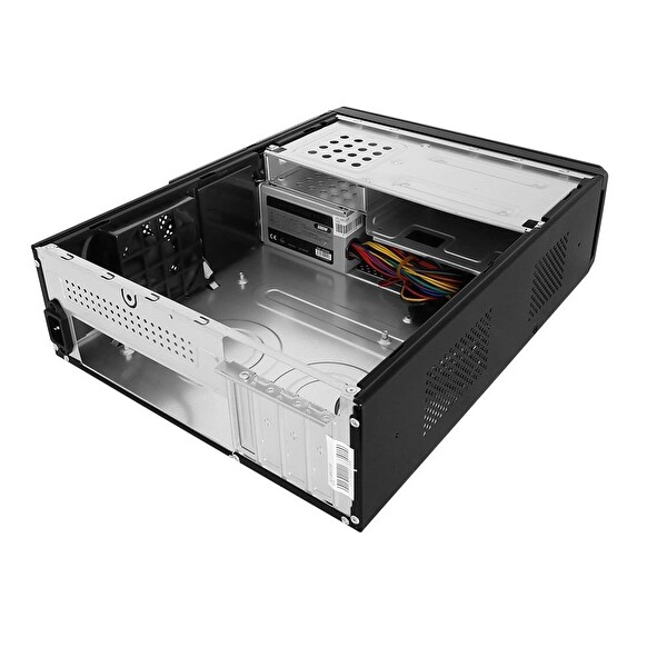 Frisby FC-S6040B Dijital Göstergeli USB 2.0 300 W Kulplu Slim Tower Micro ATX Bilgisayar Kasası