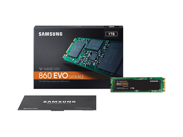 Samsung 860 EVO MZ-N6E1T0BW 1 TB M.2 SSD Disk Fiyatı ve
