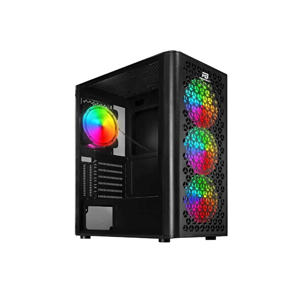 Power Boost VK-M202B USB 3.0 ATX Mesh RGB Fan Siyah Kasa (PSU Yok)