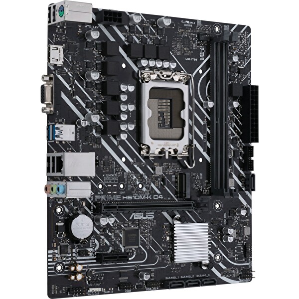 Asus Prime H610M-K 3200 NHz DDR4 LGA1700 mATX Anakart