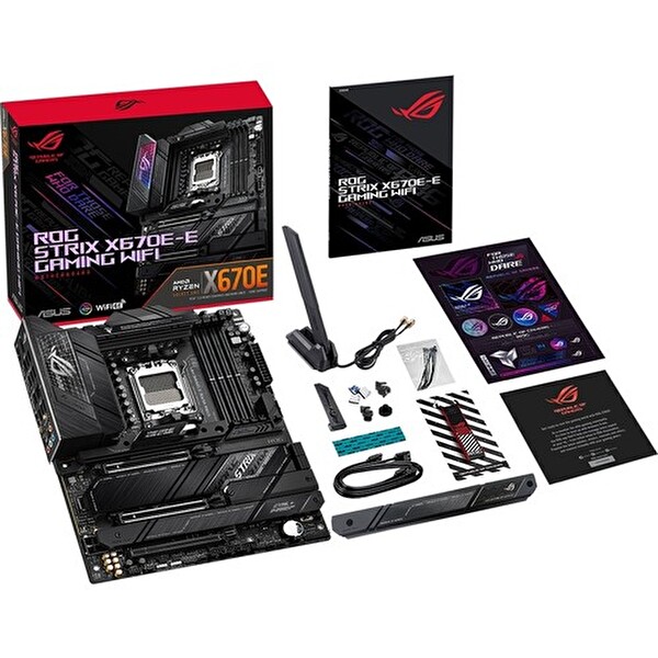 Asus ROG Strix X670E-E Gaming WiFi AMD X670E 6400 MHz DDR5 AM5 Anakart