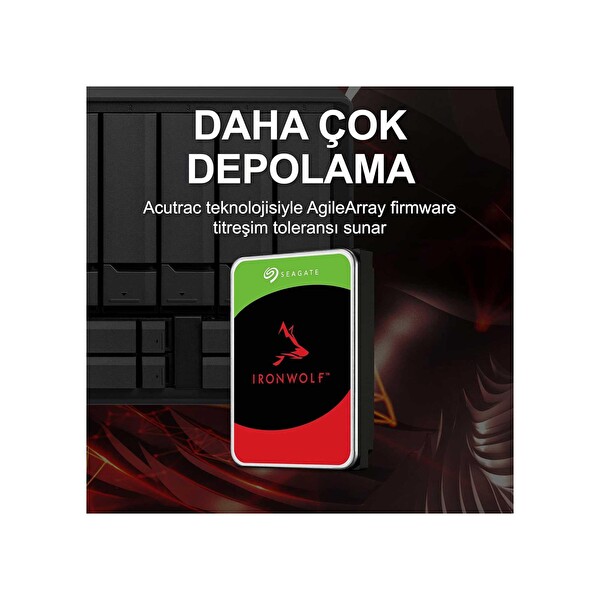 Seagate IronWolf ST8000VN004 8 TB 7200 Rpm 256 MB Sata3 3.5