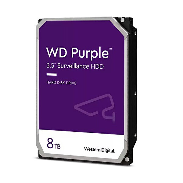 WD  Purple 84PURZ 8TB 5640 Rpm 128 MB Sata 3.5" 7x24 Güvenlik Harddisk