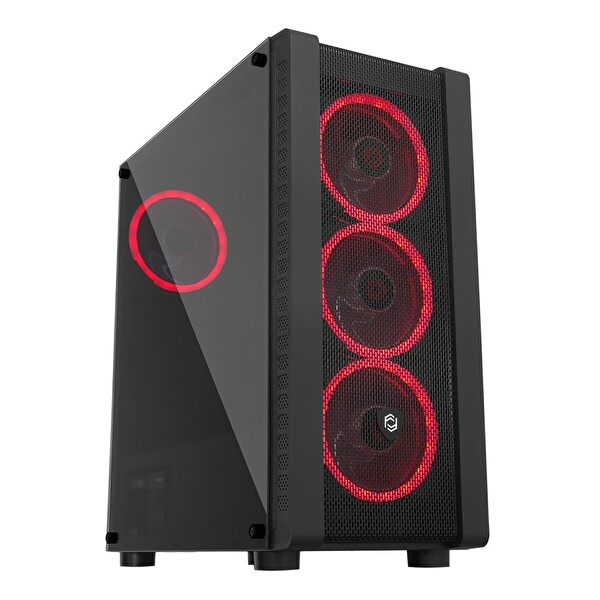 Frisby FC-9320G 600W 80+ Dahili Psu'lu Usb 3.0 4 X Rgb Fan Midi Tower Siyah Oyuncu Kasası