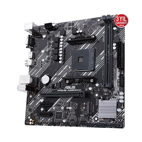 Asus Prime A520M-K AMD A520 4600 MHz Soket DDR4 AM4 mATX Anakart