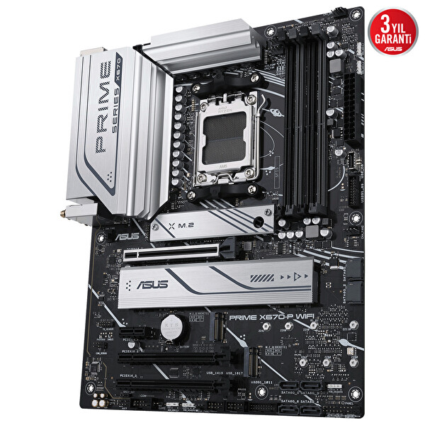 Asus Prime X670-P WiFi AMD X670 6400 MHz DDR5 ATX AM5 Gaming Anakart