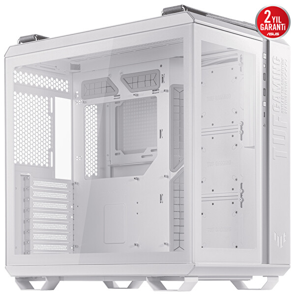 Asus Tuf Gaming GT502 V2 Temperli Cam Micro ATX Beyaz Bilgisayar Kasası