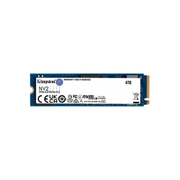 Kingston Ki̇ngston SNV2S/4000G NV2 4 TB M.2 2280 3500/2800 MB/s NVMe SSD