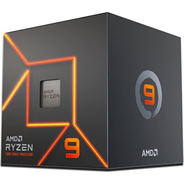 AMD AMD Ryzen 9 7900 3.7 GHz 12 Çekirdek 76 MB Önbellek Cache AM5 Soket 5NM Kutulu İşlemci