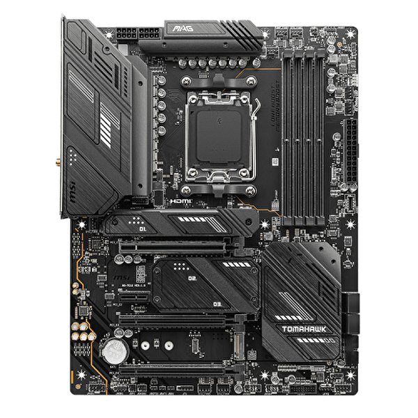 MSI MAG X670E Tomahawk Wi-Fi AMD X670 Soket AM5 DDR5 6600(OC) MHz ATX Gaming Anakart