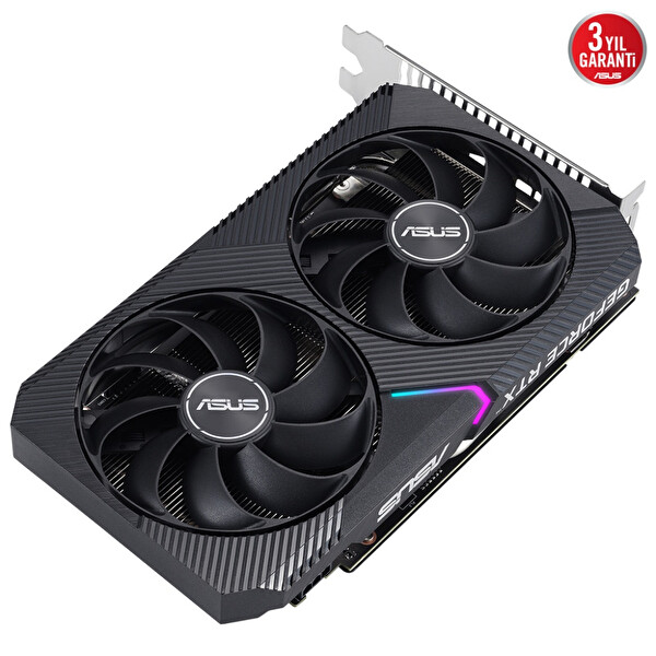 Asus DUAL-RTX3050-O8G GeForce RTX 3050 OC V2 V2 8 GB GDDR6 128 Bit DX12 Gaming Ekran Kartı