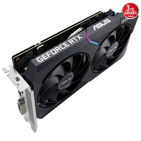 Asus DUAL-RTX3050-O8G GeForce RTX 3050 OC V2 V2 8 GB GDDR6 128 Bit DX12 Gaming Ekran Kartı