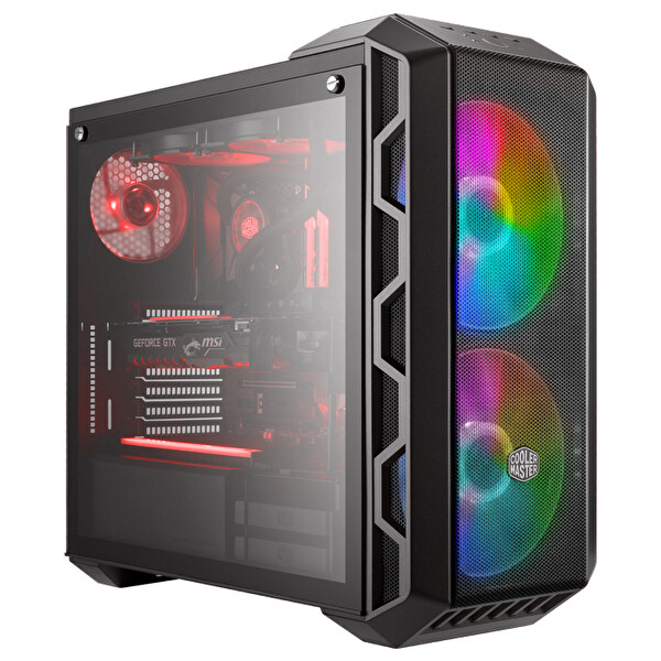 Cooler Master Mastercase H500 Tempered Glass 2x200 MM ARGB Led Fanlı Mid Tower Kasa