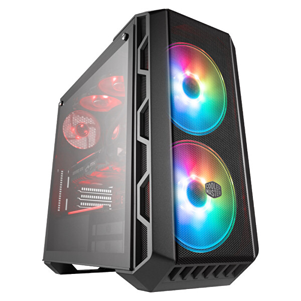 Cooler Master Mastercase H500 Tempered Glass 2x200 MM ARGB Led Fanlı Mid Tower Kasa