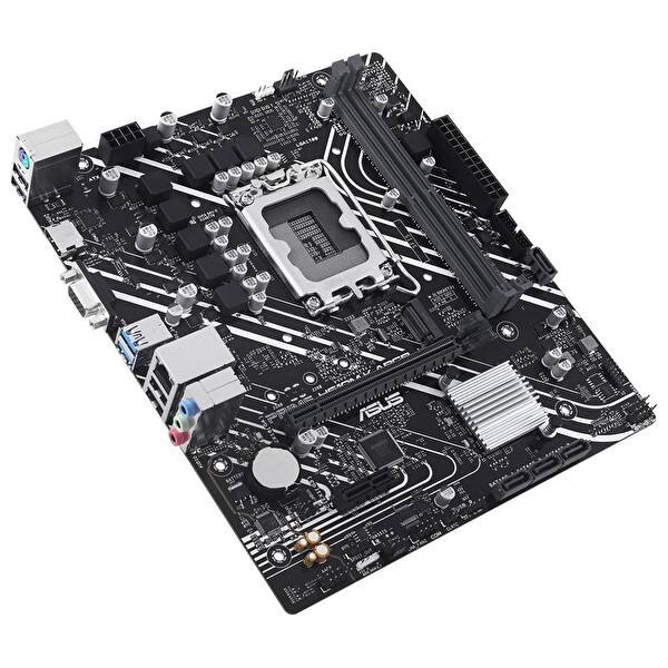 Asus Prime H610M-K ARGB Intel H610 LGA1700 DDR5 5600 MHz Matx Anakart
