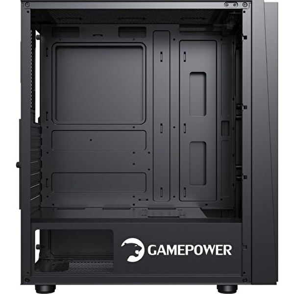 Gamepower Ravadin ATX 3xARGB Infinity Fan Temperli Cam RGB Kontrolcüsü ve Uzaktan Kumanda Siyah Bilgisayar Kasası