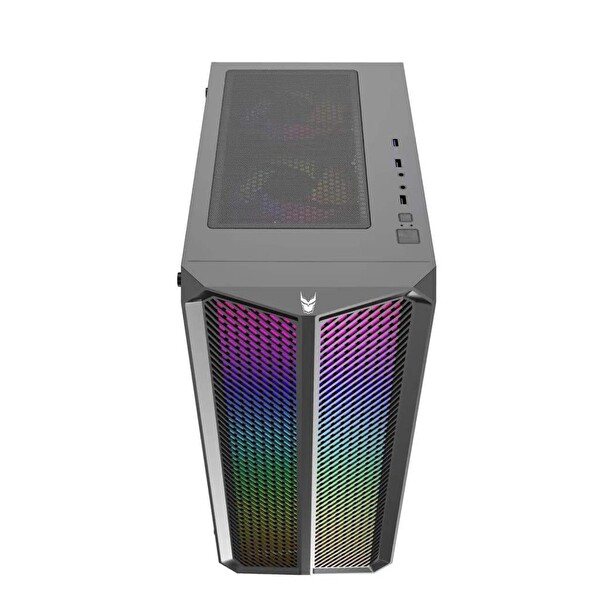 İzoly Eros 1x ARGB Fanlı M/B Sync USB 3.0 Temperli Cam ATX Oyuncu Bilgisayar Kasası