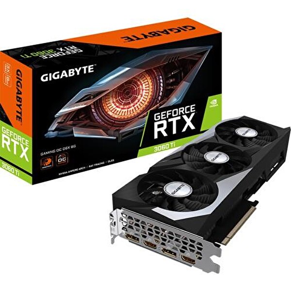 Gigabyte
										Gigabyte RTX 3060 Ti Gaming OC D6X 8G GV-N306TXGAMING OC-8GD 256 Bit GDDR6X 8 GB Ekran Kartı