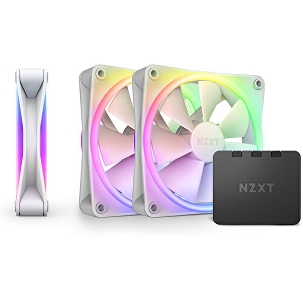 Nzxt F120 RF-D12TF-W1 RGB Duo Beyaz 3x120 MM Fan Kontrolcü