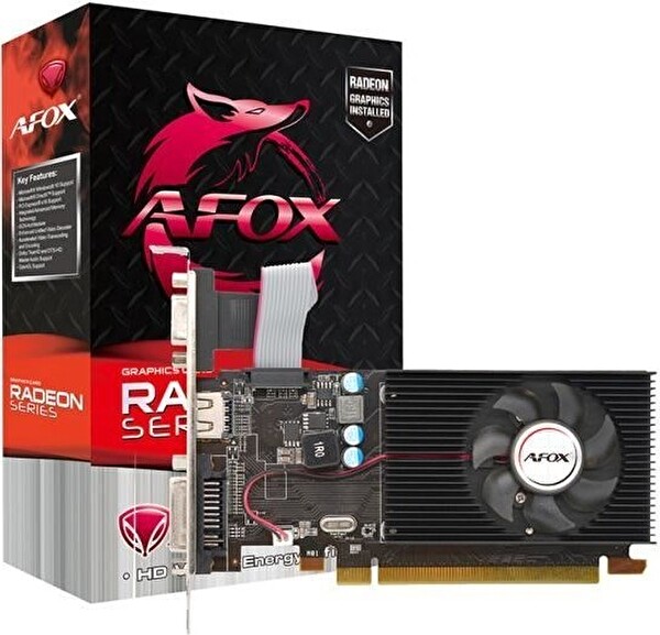 Afox AFR5230-1024D3L5 VGA Radeon R5 230 2 GB DDR3 64B DVI HDMI LP Ekran Kartı